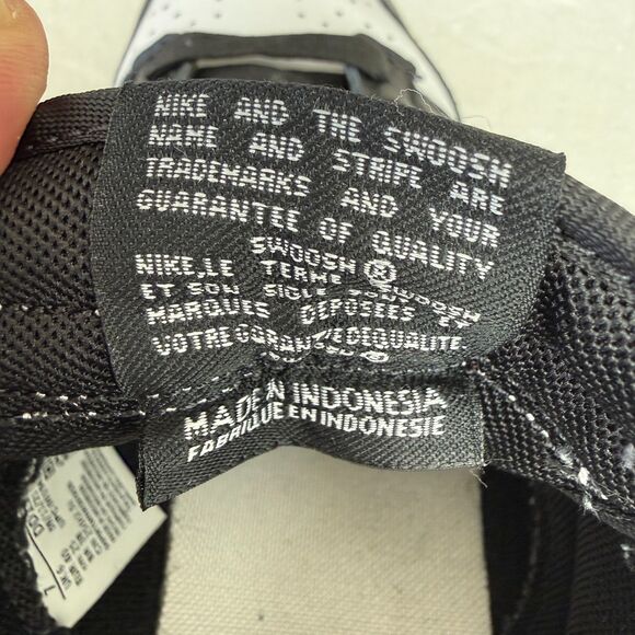 Size 7 Nike Dunk Low Panda Men's Colorblock Lace Up Black White Athletic Sneaker - Picture 9 of 10